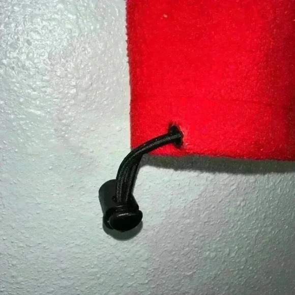 Vintage Tommy Hilfiger Fleece Zip Vest Black & Red Jacket / Size Medium - Picture 13 of 14